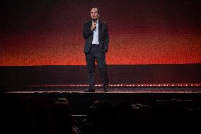 Xavier Niel presents his book Une sacre envie de foutre le bordel (The urge to make a mess)