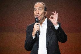 Xavier Niel presents his book Une sacre envie de foutre le bordel (The urge to make a mess)