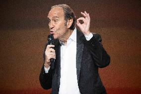 Xavier Niel presents his book Une sacre envie de foutre le bordel (The urge to make a mess)