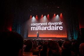 Xavier Niel presents his book Une sacre envie de foutre le bordel (The urge to make a mess)