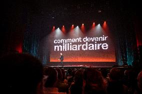 Xavier Niel presents his book Une sacre envie de foutre le bordel (The urge to make a mess)