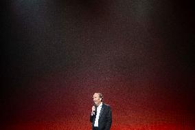 Xavier Niel presents his book Une sacre envie de foutre le bordel (The urge to make a mess)