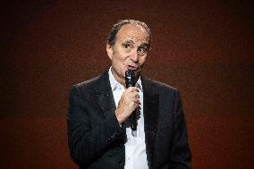 Xavier Niel presents his book Une sacre envie de foutre le bordel (The urge to make a mess)