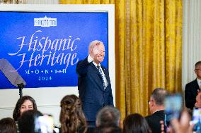 President Biden Hosts Hispanic Heritage Month Reception