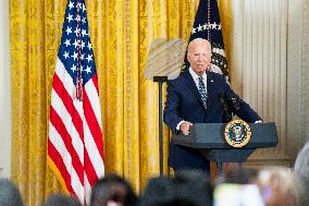 President Biden Hosts Hispanic Heritage Month Reception