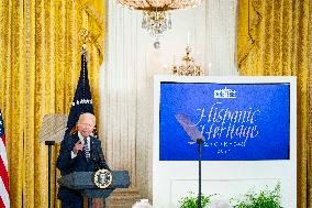 President Biden Hosts Hispanic Heritage Month Reception