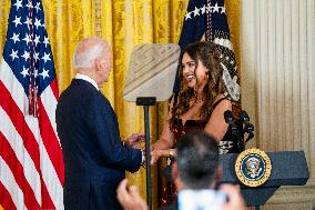 President Biden Hosts Hispanic Heritage Month Reception