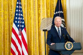 President Biden Hosts Hispanic Heritage Month Reception