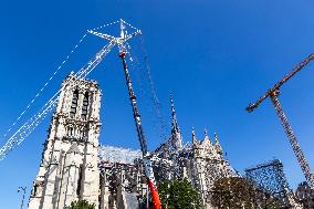 The Reconstruction Of Notre-Dame In Paris