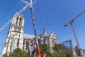 The Reconstruction Of Notre-Dame In Paris