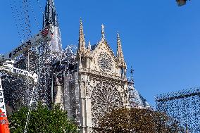 The Reconstruction Of Notre-Dame In Paris