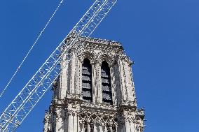 The Reconstruction Of Notre-Dame In Paris