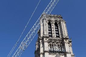 The Reconstruction Of Notre-Dame In Paris