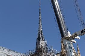 The Reconstruction Of Notre-Dame In Paris