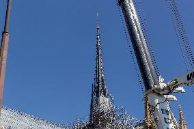 The Reconstruction Of Notre-Dame In Paris