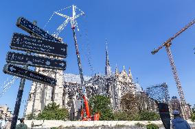 The Reconstruction Of Notre-Dame In Paris