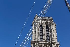 The Reconstruction Of Notre-Dame In Paris