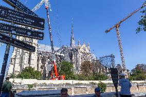 The Reconstruction Of Notre-Dame In Paris