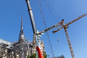 The Reconstruction Of Notre-Dame In Paris