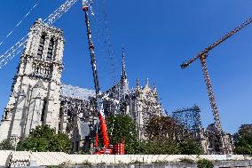 The Reconstruction Of Notre-Dame In Paris