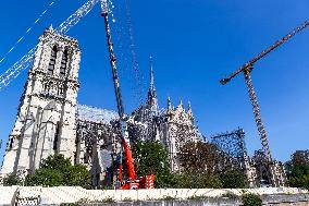 The Reconstruction Of Notre-Dame In Paris