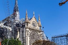 The Reconstruction Of Notre-Dame In Paris