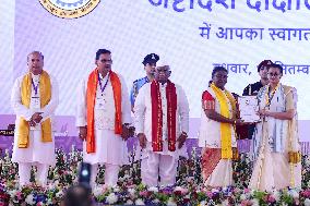 President Of India Droupadi Murmu During 18th Convocation Ceremony AT MNIT In Jaipur