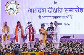 President Of India Droupadi Murmu During 18th Convocation Ceremony AT MNIT In Jaipur