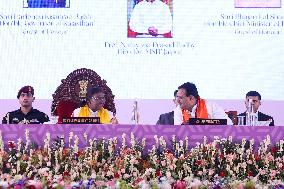 President Of India Droupadi Murmu During 18th Convocation Ceremony AT MNIT In Jaipur