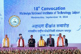 President Of India Droupadi Murmu During 18th Convocation Ceremony AT MNIT In Jaipur