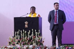 President Of India Droupadi Murmu During 18th Convocation Ceremony AT MNIT In Jaipur