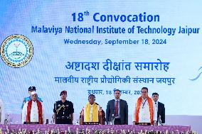 President Of India Droupadi Murmu During 18th Convocation Ceremony AT MNIT In Jaipur