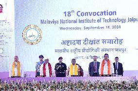 President Of India Droupadi Murmu During 18th Convocation Ceremony AT MNIT In Jaipur