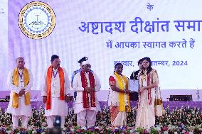 President Of India Droupadi Murmu During 18th Convocation Ceremony AT MNIT In Jaipur