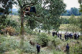 2nd Day Of Attempts By Gendarmerie To Clear The 'Verger' ZAD On The Planned A69 Highway