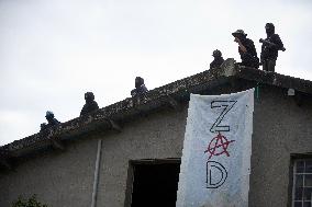 2nd Day Of Attempts By Gendarmerie To Clear The 'Verger' ZAD On The Planned A69 Highway