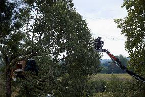 2nd Day Of Attempts By Gendarmerie To Clear The 'Verger' ZAD On The Planned A69 Highway