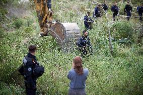 2nd Day Of Attempts By Gendarmerie To Clear The 'Verger' ZAD On The Planned A69 Highway