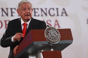 Mexioco’s President, Lopez Obrador News Conference