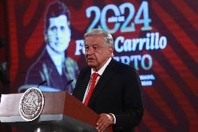 Mexioco’s President, Lopez Obrador News Conference