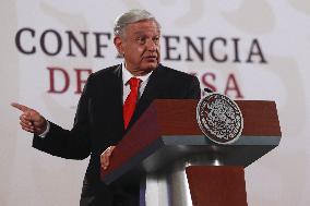 Mexioco’s President, Lopez Obrador News Conference