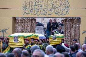 Pagers Attack Victims Funeral By Hezbollah - Beirut