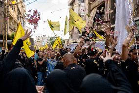 Pagers Attack Victims Funeral By Hezbollah - Beirut