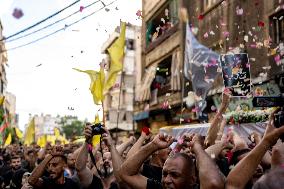 Pagers Attack Victims Funeral By Hezbollah - Beirut