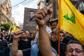 Pagers Attack Victims Funeral By Hezbollah - Beirut