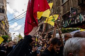 Pagers Attack Victims Funeral By Hezbollah - Beirut