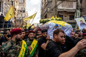 Pagers Attack Victims Funeral By Hezbollah - Beirut