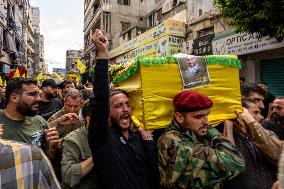 Pagers Attack Victims Funeral By Hezbollah - Beirut