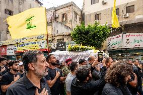 Pagers Attack Victims Funeral By Hezbollah - Beirut