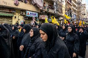 Pagers Attack Victims Funeral By Hezbollah - Beirut